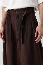 Barrel Fit Tailored Fit Kemerli Pantolon
