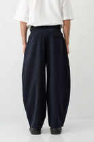 Barrel Fit Tailored Fit Kemerli Pantolon