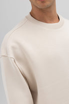 Basic Bisiklet Yaka Oversize Sweatshirt