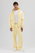 Basic Fermuarlı Oversize Kapüşonlu Sweatshirt