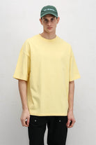 Basic Oversize Bisiklet Yaka Tişört