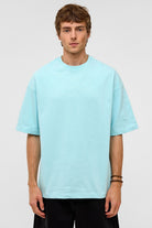 Basic Oversize Bisiklet Yaka Tişört