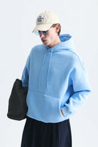 Basic Oversize Yıkamalı Hoodie