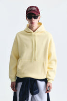 Basic Oversize Yıkamalı Hoodie