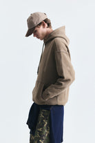 Basic Oversize Yıkamalı Hoodie