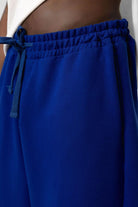 Basic Paça Lastikli Eşofman Altı, MAVİ - 5
