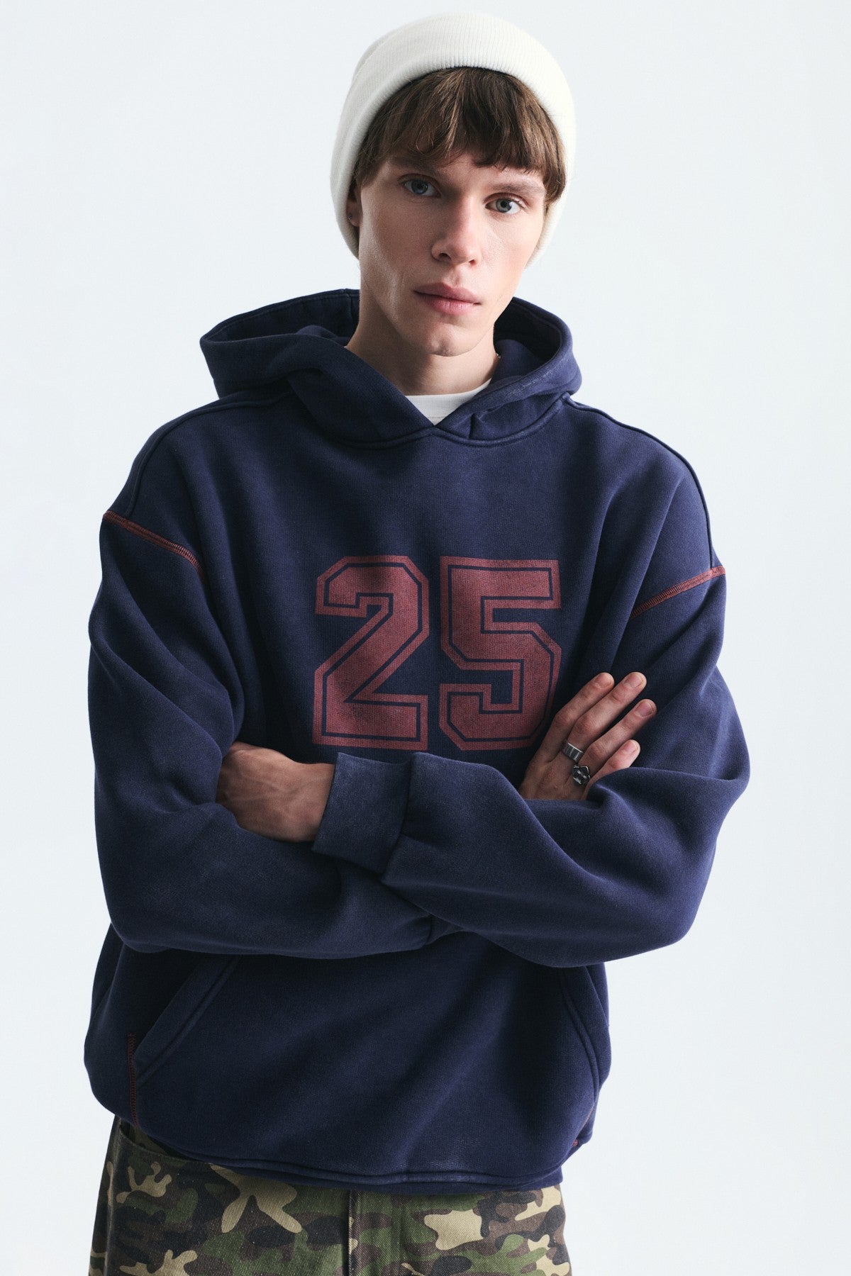Baskılı Oversize Sweatshirt