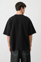 Bisiklet Yaka Oversize 5 Baskılı Tişört