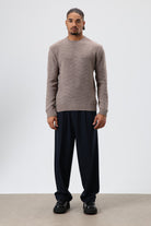 Bisiklet Yaka Oversize Triko Kazak