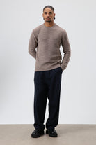 Bisiklet Yaka Oversize Triko Kazak