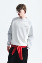 Blok Renkli Bisiklet Yaka Sweatshirt