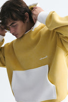 Blok Renkli Oversize Sweatshirt