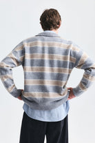 Oversize Blok Renkli Triko Kazak