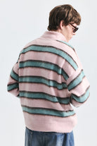 Oversize Blok Renkli Triko Kazak