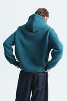 Boxy Fit Baskılı Kapüşonlu Sweatshirt