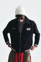 Boxy Fit Baskılı Mont