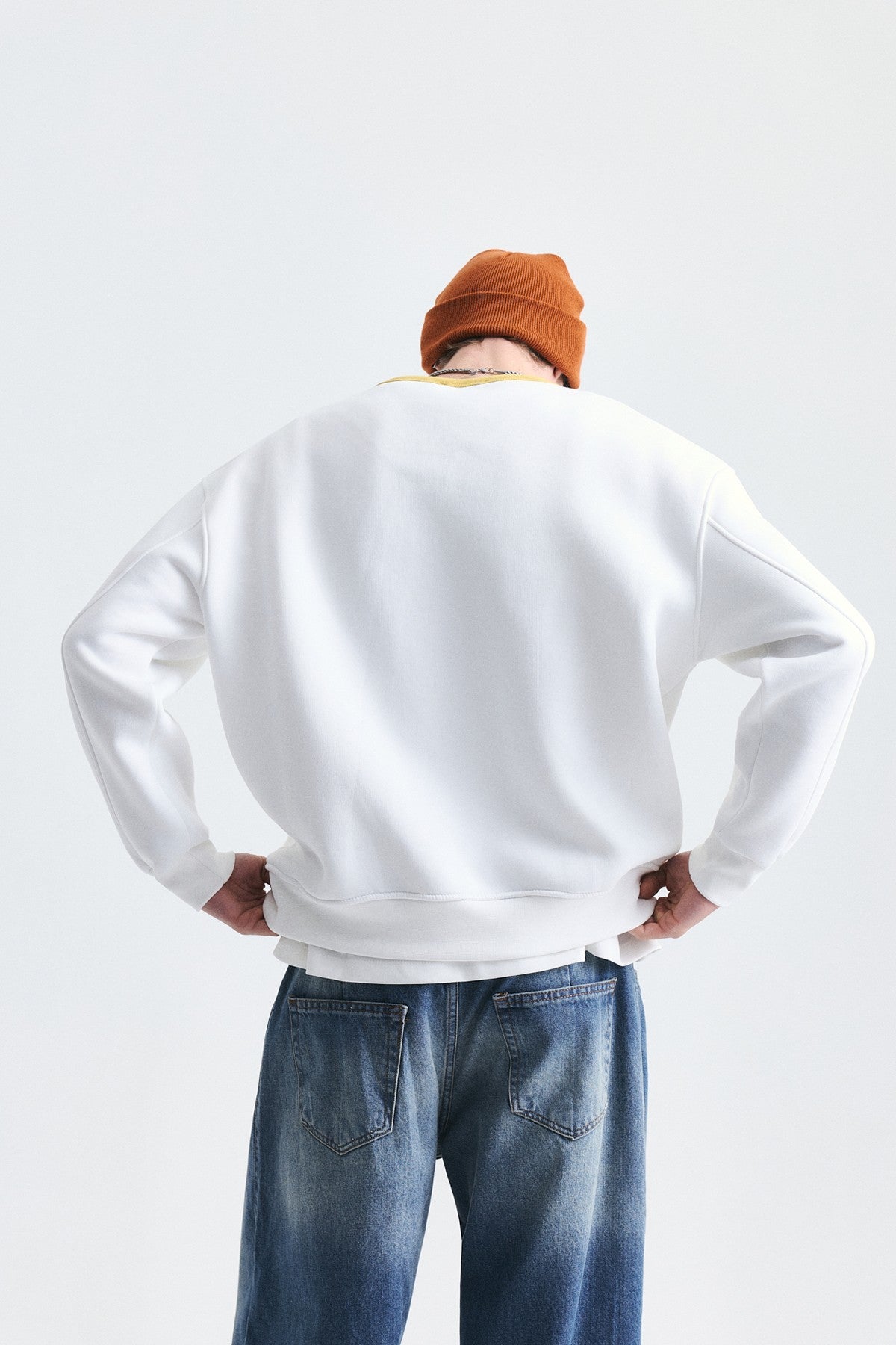 Boxy Fit Baskılı Sweatshirt