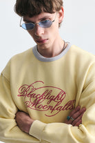 Boxy Fit Baskılı Sweatshirt