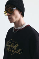 Boxy Fit Baskılı Sweatshirt