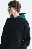 Boxy Fit Kapüşonlu Sweatshirt