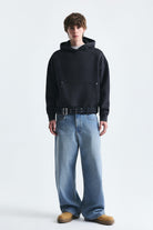 Boxy Fit Kemerli Sweatshirt