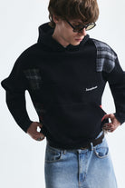Boxy Fit Yama Detaylı Sweatshirt