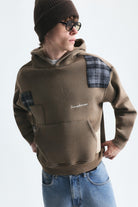 Boxy Fit Yama Detaylı Sweatshirt