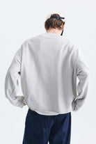 Boxy Fit Yazılı Sweatshirt