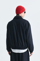 Oversize Çizgili Ceket Takım