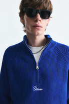 Fermuar Kapama Dik Yaka Sweatshirt
