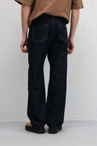 Dikiş Detaylı Relaxed Fit Jean