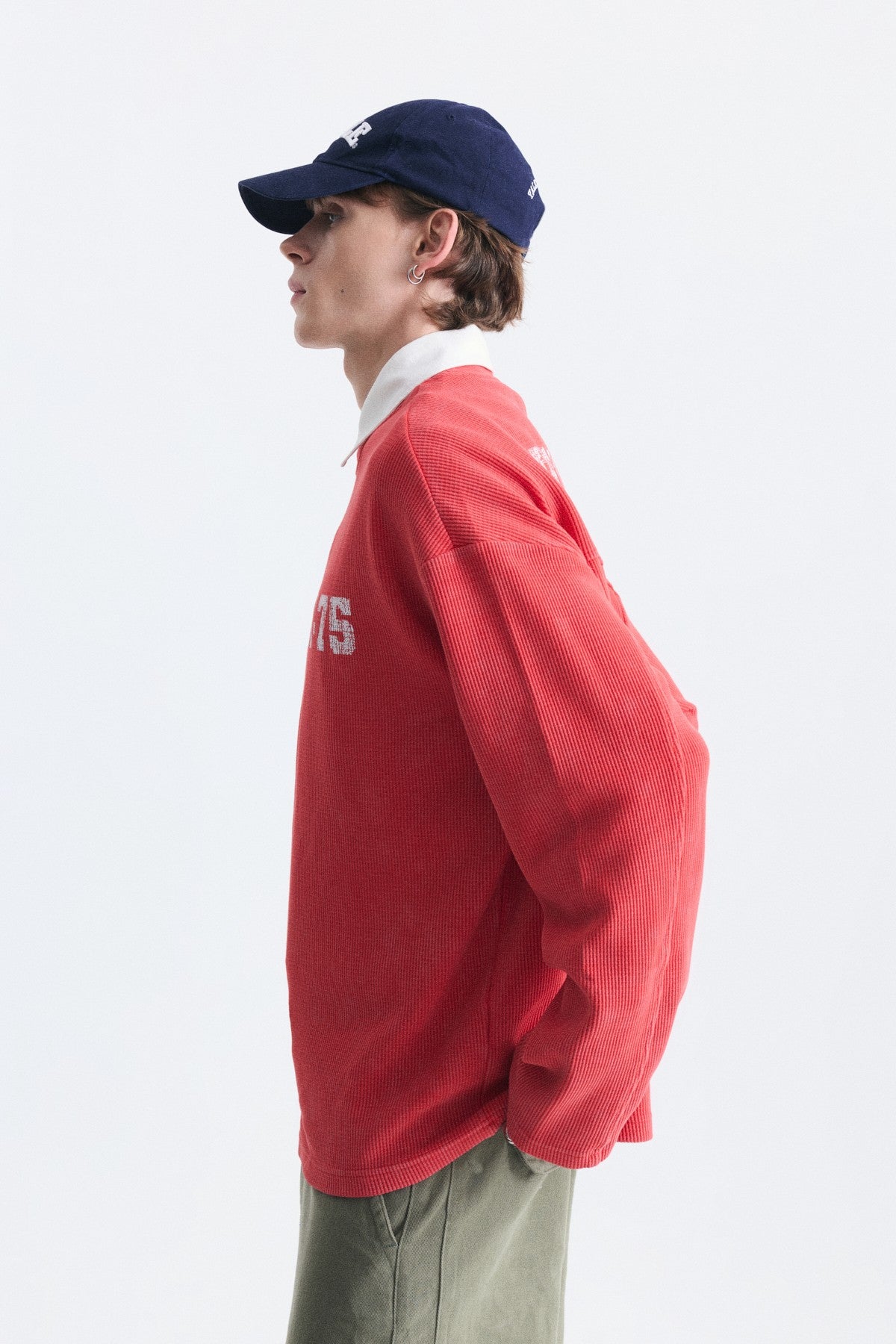 Dokulu London Baskılı Sweatshirt
