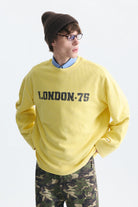 Dokulu London Baskılı Sweatshirt