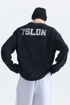 Dokulu London Baskılı Sweatshirt