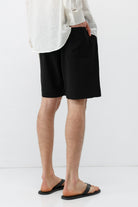 Kemerli Oversize Keten Şort