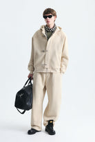 Oversize Klips Kapama Sweatshirt Takım