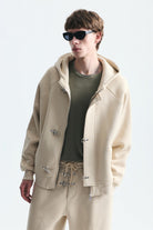 Oversize Klips Kapama Sweatshirt Takım