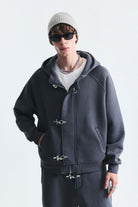Oversize Klips Kapama Sweatshirt Takım