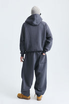 Oversize Klips Kapama Sweatshirt Takım