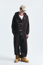 Oversize Klips Kapama Sweatshirt Takım