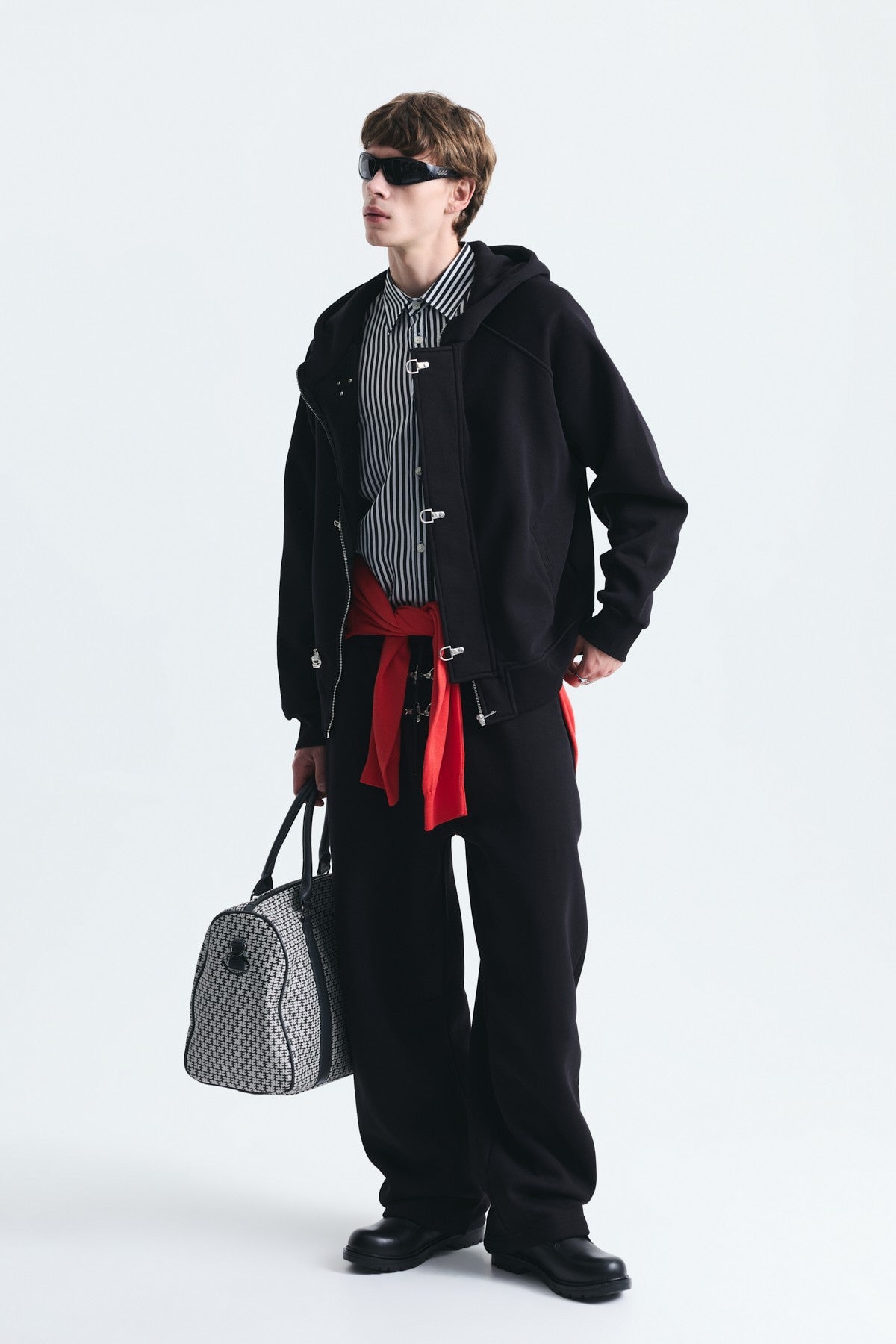 Oversize Klips Kapama Sweatshirt Takım