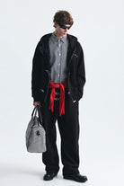 Oversize Klips Kapama Sweatshirt Takım