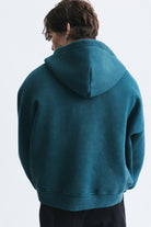 Boxy Fit Metal Klips Kapama Sweatshirt