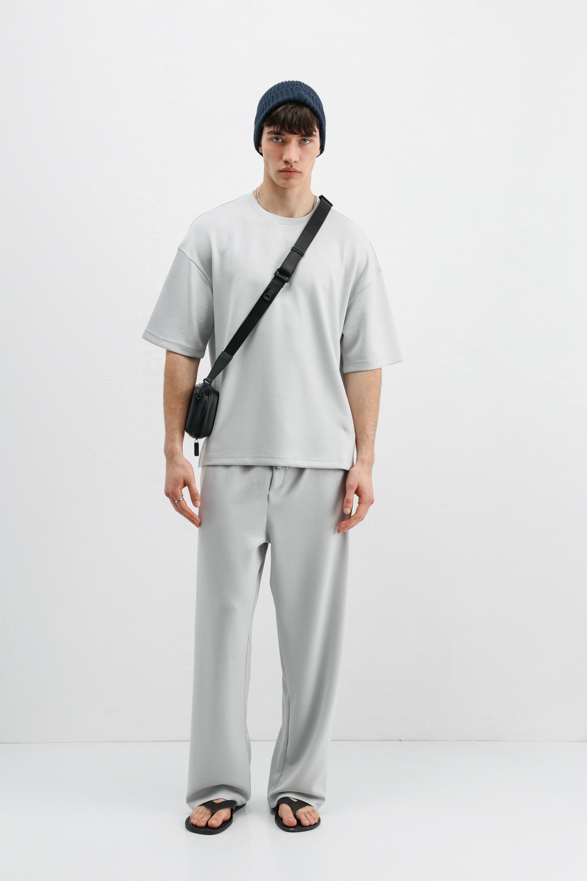 Modal Karışımlı Oversize Tişört