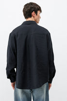 Modal Kumaş Cepli Oversize Gömlek