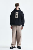 Numara Baskılı Oversize Sweatshirt