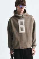 Numara Baskılı Oversize Sweatshirt