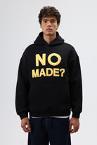 Oversize Baskılı Kapüşonlu Sweatshirt