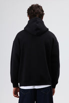 Oversize Baskılı Kapüşonlu Sweatshirt