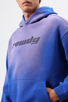Oversize Baskılı Yıkamalı Hoodie